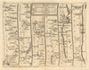 Shrewsbury Ellesmere Wrexham Mold Holywell Chester Flint. KITCHIN road map 1767