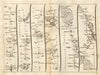Abingdon Faringdon Lechlade Fairford Gloucester Monmouth SENEX #15 road map 1719
