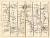 Towcester Daventry Dunchurch Coventry Lichfield Rugeley SENEX #22 road map 1719