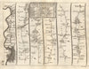 London Hounslow Staines Bagshot Basingstoke Andover SENEX #25 road map 1719