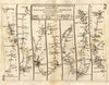 Chipping Campden Evesham Worcester Ludlow Montgomery SENEX #44 road map 1719