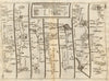 Bagshot Farnham Twyford Southampton Romsey Salisbury SENEX #51 road map 1719