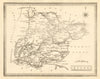 Antique county map of Essex by John Heywood. Railways & coach roads c1864