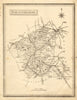 Antique county map of Worcestershire. John Heywood. Railways. Coach roads c1864