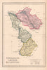 Antique FERMANAGH, LEITRIM, & LONGFORD county map. ADLARD. Ireland Ulster c1841