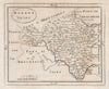 Antique county map of Radnorshire by John Seller / Francis Grose c1780 old