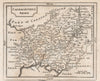 Antique county map of Caermarthenshire by John Seller / Francis Grose c1780