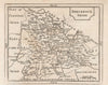 Antique county map of Brecknockshire by John Seller / Francis Grose c1780
