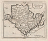 Antique map of Anglesea Island by John Seller / Francis Grose. Anglesey c1780