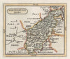 Antique county map of Northamptonshire by John Seller / Francis Grose c1780