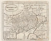Antique county map of Monmouthshire by John Seller / Francis Grose c1780