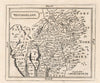 Antique county map of Westmorland. John Seller / Francis Grose. Uncoloured c1780