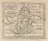 Antique county map of Nottinghamshire by John Seller / Francis Grose c1780