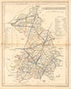 CAMBRIDGESHIRE county map. ARCHER & DUGDALE. Seats canals polling places 1845