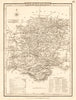 Antique county map of HAMPSHIRE by George COLE & John ROPER c1835 old