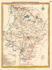 Antique county map of HUNTINGDONSHIRE by George COLE & John ROPER c1835