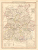 Antique county map of SHROPSHIRE by George COLE & John ROPER c1835 old