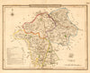 Antique county map of WESTMORELAND by George COLE & John ROPER c1835 old