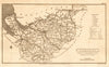 Antique county map of CHESHIRE by Henry Cooper for Benjamin Pitts Capper 1808