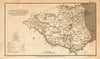 Antique map of County DURHAM by Henry Cooper for Benjamin Pitts Capper 1808