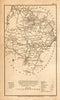 Antique county map of HUNTINGDON by Henry Cooper for Benjamin Pitts Capper 1808