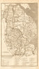 Antique county map of LINCOLNSHIRE by Henry Cooper for Benjamin Capper 1808