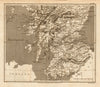 Antique map of Southern SCOTLAND by Henry Cooper for Benjamin Capper 1808