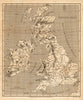 Antique map of the BRITISH ISLES by Henry Cooper for Benjamin Capper 1808