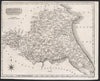East Riding of Yorkshire and Liberty of Ainsty. Cropped. NEELE c1818 old map