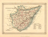 Antique county map of Kincardineshire by Archibald FULLARTON. Scotland 1868