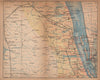 BORDEAUX WINE MAP Blaye Pauillac St Julien St Estèphe chateaux. COCKS/FERET 1898