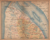 BORDEAUX WINE MAP. Carte vinicole. Médoc St Vivien chateaux. COCKS & FERET 1898