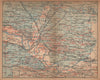 BORDEAUX WINE MAP. St-Emilion Pomerol Canon-Fronsac chateaux. COCKS & FERET 1898