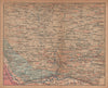 BORDEAUX WINE MAP Carte vinicole. Entre-deux-mers chateaux. COCKS & FERET 1898
