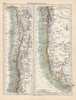 CHILE. Shows Argentina border before  1902 Andes Cordillera dispute 1901 map