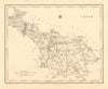 COUNTY CAVAN antique map for LEWIS by CREIGHTON & DOWER - Ireland 1846 old
