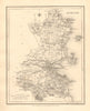 COUNTY DUBLIN antique map for LEWIS by CREIGHTON & DOWER - Ireland 1846