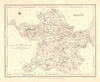 COUNTY MEATH antique map for LEWIS by CREIGHTON & DOWER - Ireland 1846 old
