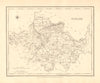 COUNTY TYRONE antique map for LEWIS by CREIGHTON & DOWER - Ulster 1846 old