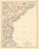 BRITISH INDIA SE Madras Karnatak French Karikal Pondicherry JOHNSTON 1892 map
