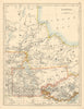 MANITOBA includes eastward extension now part of Ontario JOHNSTON 1892 old map