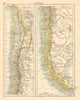 CHILE showing Puna de Atacama as Chilean. Patagonia JOHNSTON 1892 old map