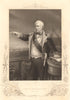 CRIMEAN WAR. Admiral Sir Charles John Napier, KCB 1860 old antique print