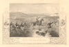 CRIMEAN WAR. Passage of the Ingour (Inguri) river by Omar Pasha. Georgia 1860