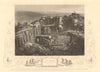 CRIMEAN WAR. View of the interior of the Redan, Sevastopol 1860 old print
