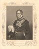 CRIMEAN WAR. General Sir Henry John William Bentinck, KCB 1860 old print