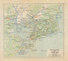 'Environs of Tsing-tau'. Qingdao & Jiaozhou Bay antique map. China 1924