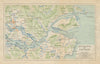 'Environs of Foochow'. Fuzhou region antique map. China 1924 old