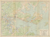 'Environs of Amoy'. Xiamen antique town city plan. China 1924 old map