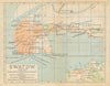 'Swatow'. Shantou antique town city plan. China 1924 old map chart